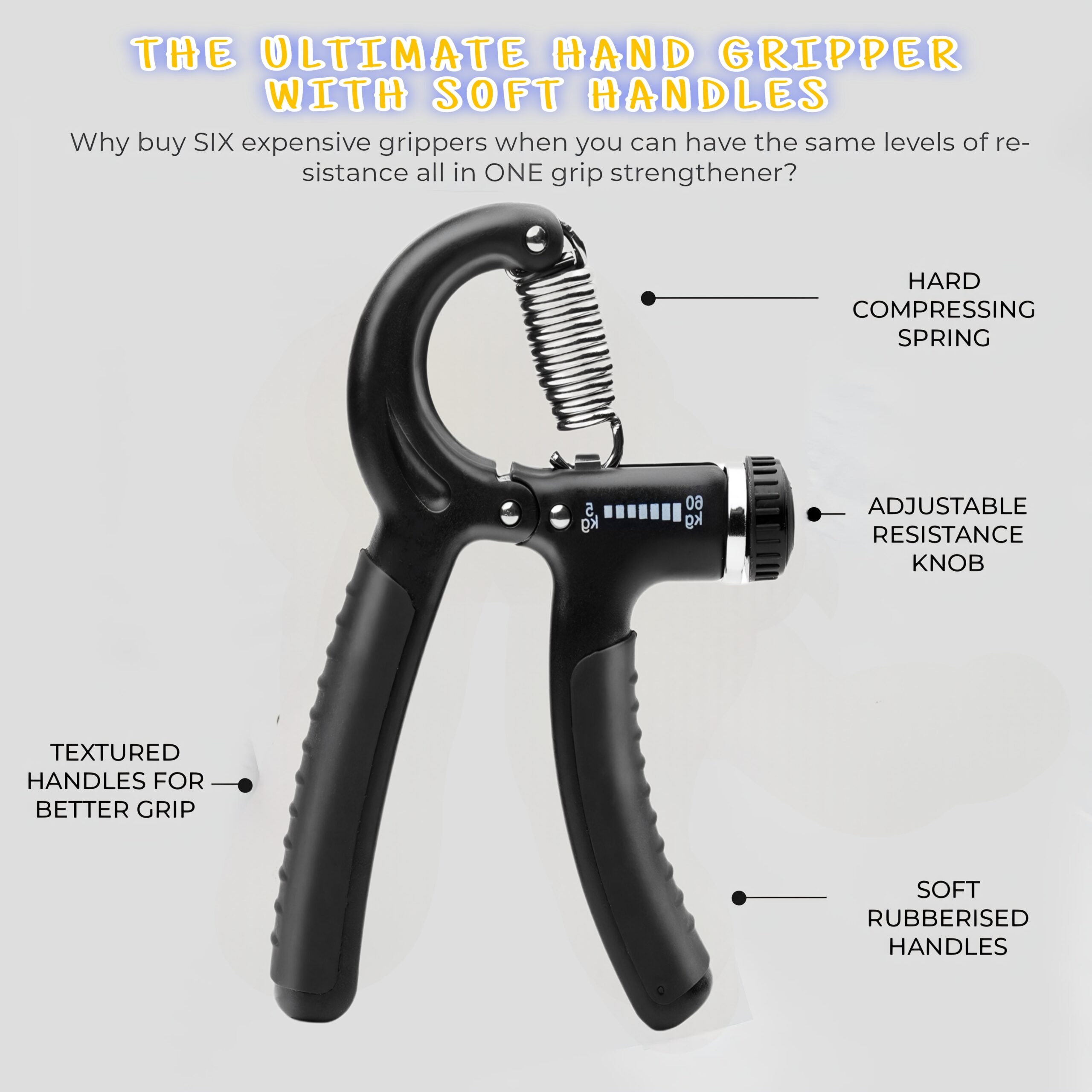 Hand Gripper for Men & Women for Gym Workout Hand Exercise - Image 3